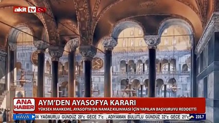 AYM milyonlarca Müslümanın talebini görmezden geldi