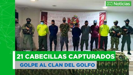 Golpe al Clan del Golfo en el norte del país