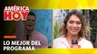 América Hoy: Christian Domínguez e Isabel Acevedo en incómodo reencuentran en vivo (HOY)