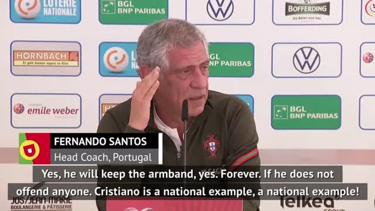 Ronaldo will keep Portugal captaincy 'forever'...