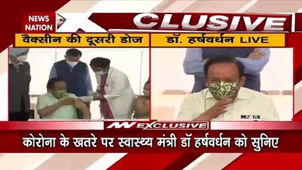 Health Minister Harsh Vardhan, his wife took second dose of COVID-19