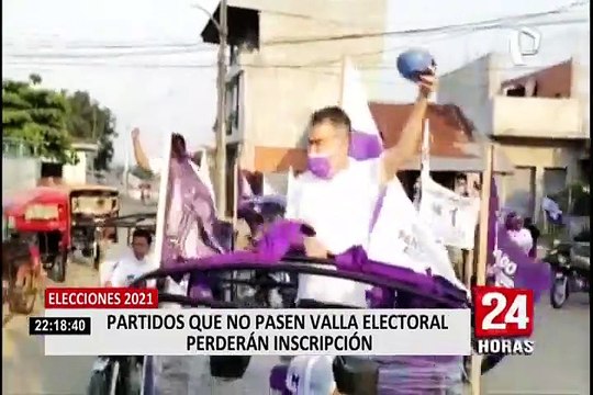 Elecciones 2021: partidos que no alcancen 5 escaños en el Congreso perderán su inscripción