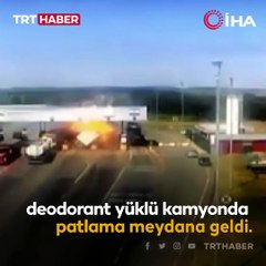 Brezilya'da deodorant yüklü kamyon patladı: 4 ölü