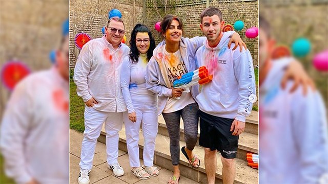 Priyanka Chopra's Holi 2021 Celebrations With Her In-Laws