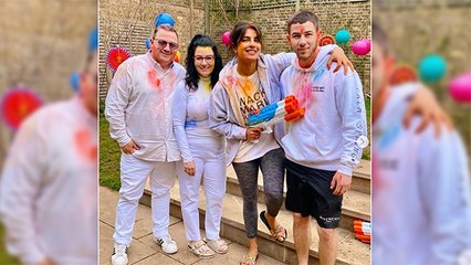 Priyanka Chopra's Holi 2021 Celebrations With Her In-Laws