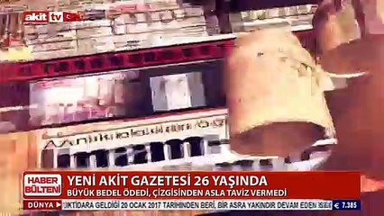 Yeni Akit Gazetesi 26 yaşında