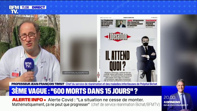 Pr Timsit, chef du service de réanimation de l'hôpital Bichat: Pour certains malades, malheureusement, on va perdre la bataille