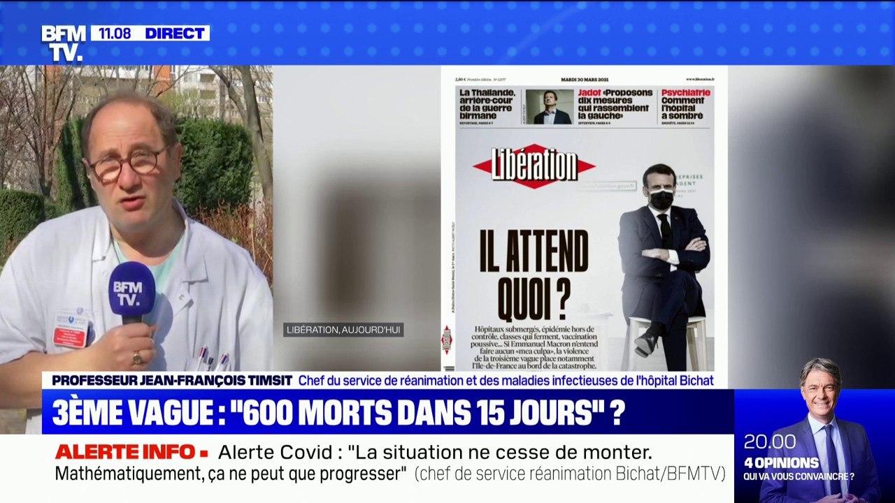 Pr Timsit, chef du service de réanimation de l'hôpital Bichat: Pour certains malades, "malheureusement, on va perdre la bataille"
