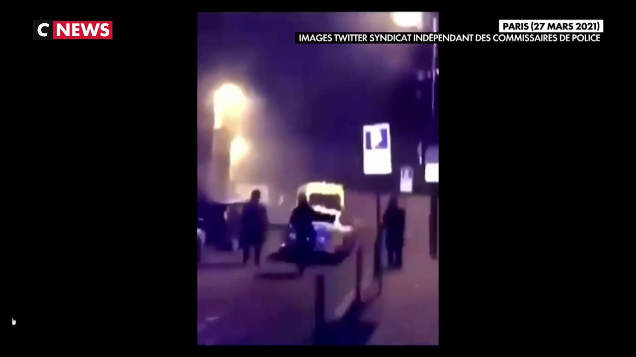 Des policiers visés par des tirs de mortier à Paris