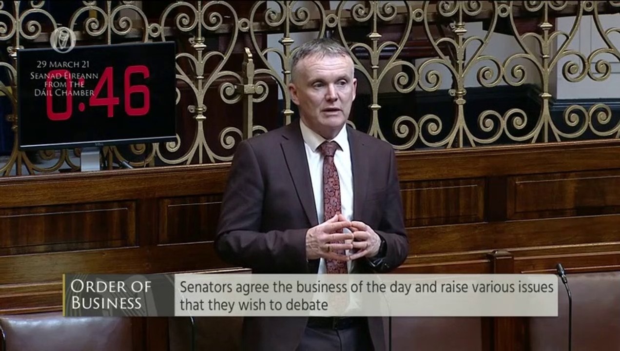 Donegal senator Robbie Gallagher calls for all...
