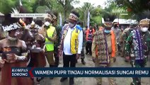 WAMEN PUPR Tinjau Normalisasi Sungai Remu