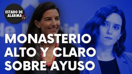 La candidata de Vox a la comunidad de Madrid, Rocío Monasterio, alto y claro sobre Díaz Ayuso