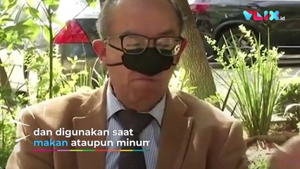 Peneliti Buat Masker yang Hanya Menutup Hidung