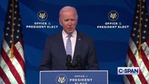 President-elect Joe Biden Full Remarks on Siege at U.S. Capitol