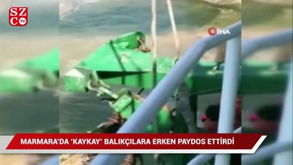 Marmara’da 'kaykay' belası balıkçılara erken paydos ettirdi