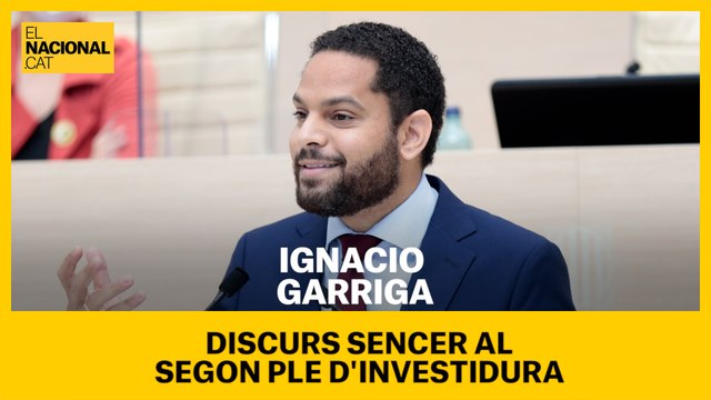 Discurs sencer d'Ignacio Garriga