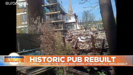 London pub restored to former glory after being reduced to rubble by developers