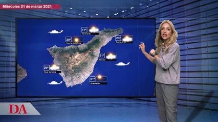 El tiempo en Canarias para este miércoles 31 de marzo de 2021
