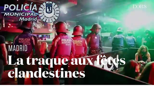 Des touristes arrêtés par la police espagnole après des fêtes clandestines à Madrid