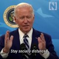 Joe Biden addresses the US after Covid-19 cases increase