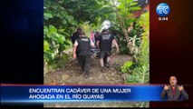 Encuentran cadáver de una mujer ahogada en el río Guayas