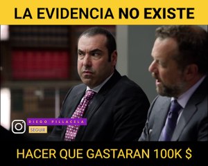 La evidencia no existe | SUITS: Ley de los audaces