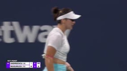 Miami - Andreescu, la grande classe