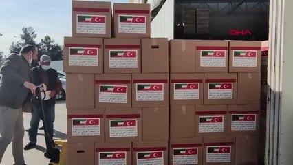 AYDIN Kuşadası'nda yaşayan Kuveytlilerden 700 gıda paketi desteği