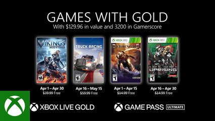 Xbox - Abril 2021 Games with Gold