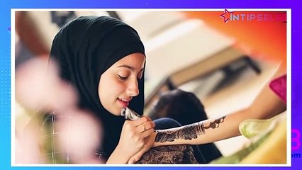 Cantiknya Ima Habsyi, Pelukis Henna Langganan Artis