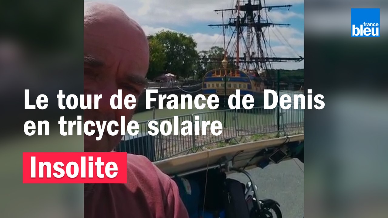 4000 km en tricycle solaire, le tour de France de Denis
