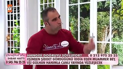 Muammer Bey eşi Gülhan Hanımla yüzleşiyor