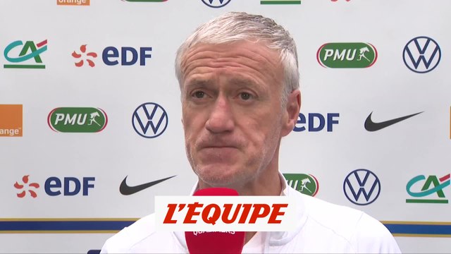 Deschamps : « La vérité d'un match n'est pas celle de celui d'après » - Foot - Qualif. CM - Bleus