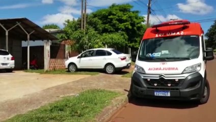 Gestante é socorrida por equipes do Samu no Bairro Santa Cruz