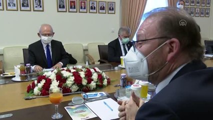 Kılıçdaroğlu, AKPM Başkanı Daems ile görüştü