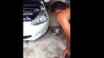 Fixing A Car Dent With Just Hot Water and Hands