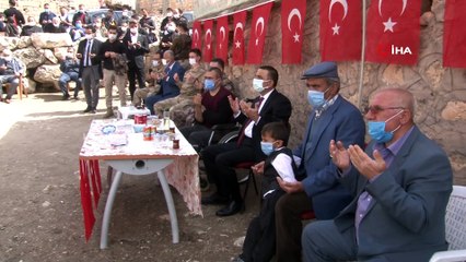 Siirt'te Ekmekçiler köyü şehitleri unutulmadı