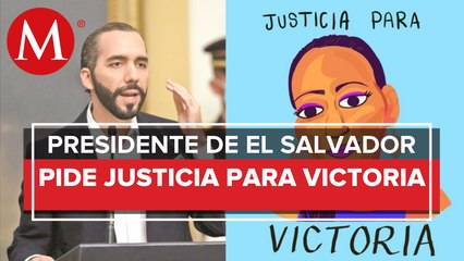 Nayib Bukele condena asesinato de Victoria a manos de policías de Tulum