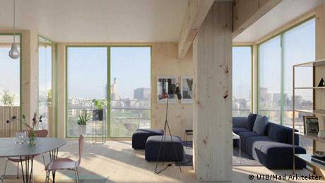 Ganze Hochhäuser werden künftig aus Holz gebaut