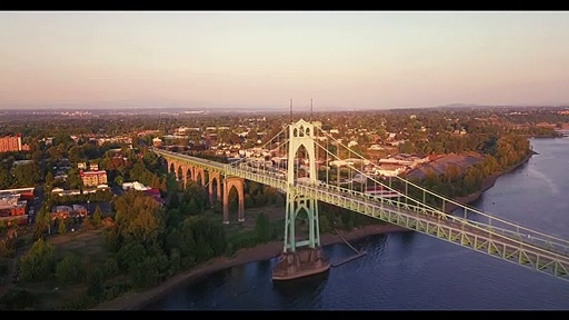 ⁣Amazing Aerial View Of Bridge 8k