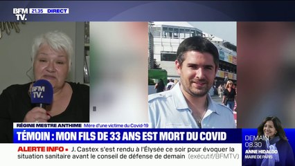 "À aucun moment je n'ai pu me rendre à son chevet": Le fils de Régine Mestre Antime est mort du Covid-19 à 33 ans, elle témoigne