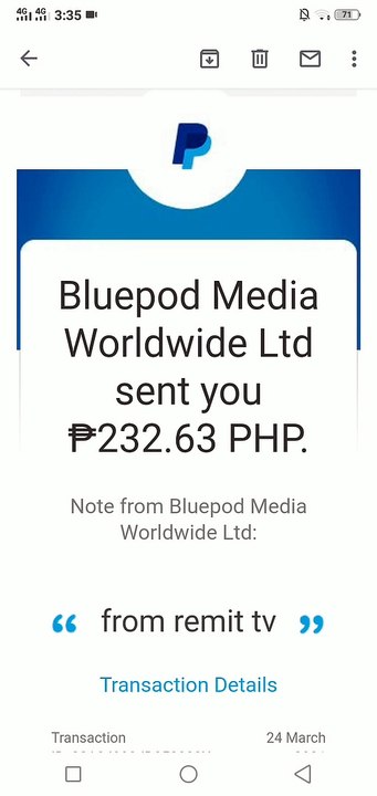 My First Payout in Remit TV❤