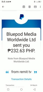 My First Payout in Remit TV❤