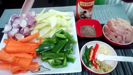 ৩ টি সবজি দিয়ে চিকেন চাইনিজ ভেজিটেবল রান্না Bangladeshi Chinese Vegetables Recipe | Vegetables