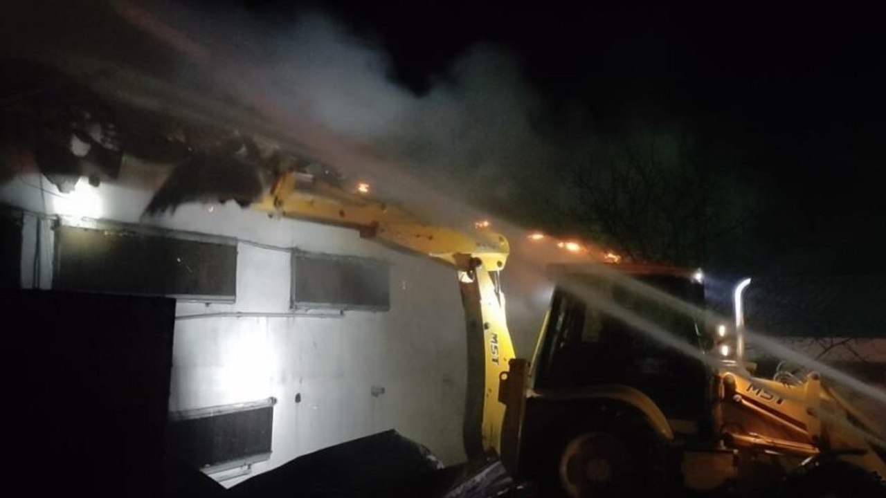 Bursa’da tavuk çiftliğinde büyük yangın