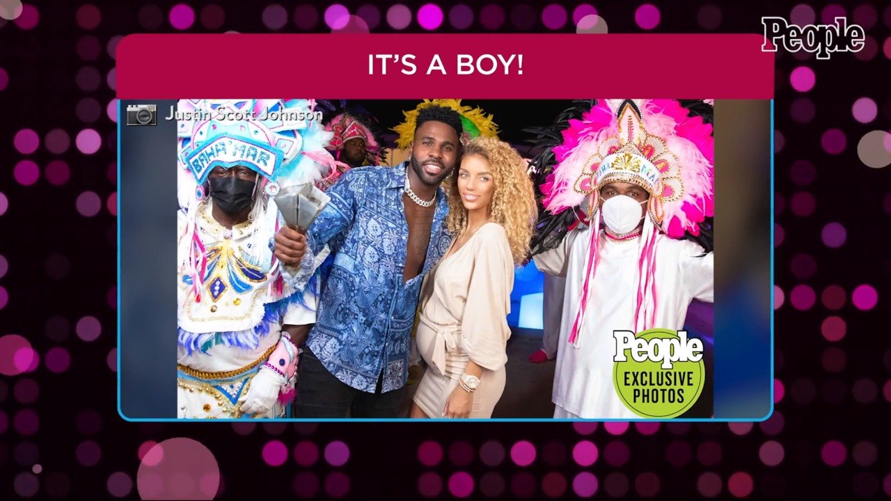 Jason Derulo, Pregnant Girlfriend Jena Frumes Reveal Sex of Baby with Fireworks Display in Bahamas