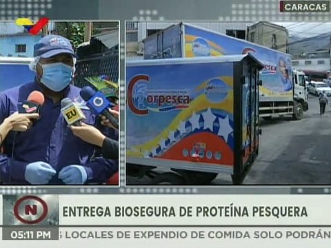 Gobierno Nacional entrega proteína pesquera a los CLAP del sector Alta Vista parroquia Sucre