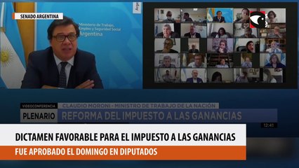 Recibe dictamen favorable en Senado el proyecto que reformula el impuesto a las Ganancias