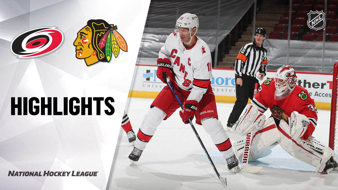 Hurricanes @ Blackhawks 3/30/21 | NHL Highlights