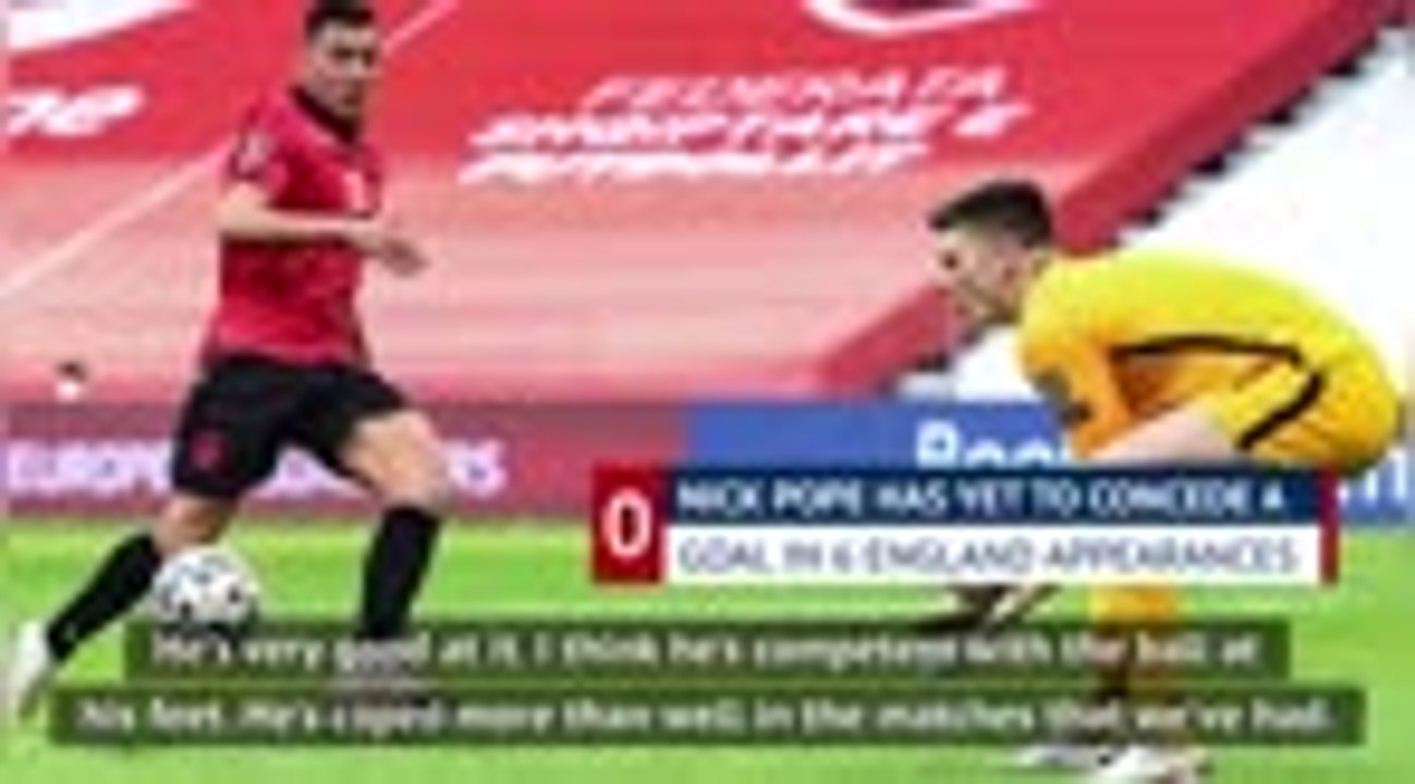 Southgate backs Nick Pope